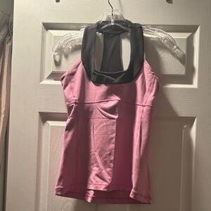 Pink and Black Women's Top